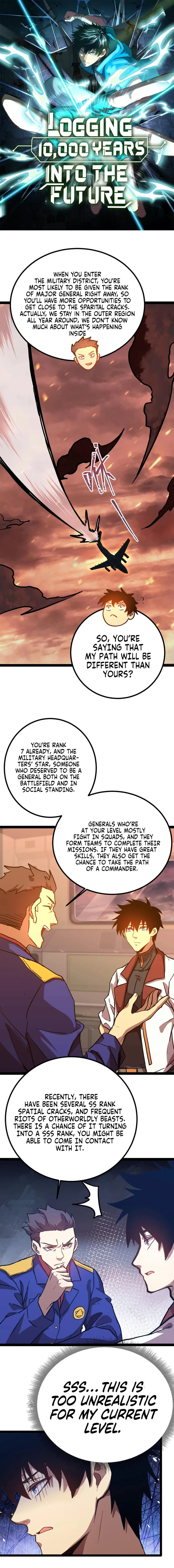 Logging 10,000 Years into the Future Chapter 122 - Page 1