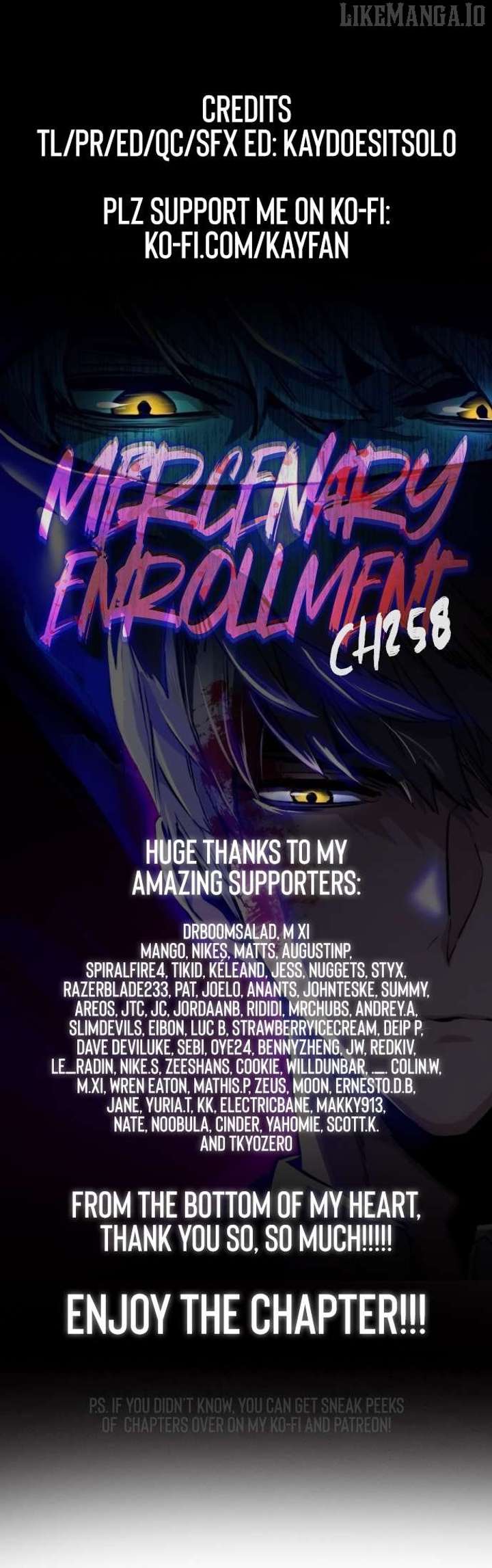 Mercenary Enrollment Chapter 258 - Page 1