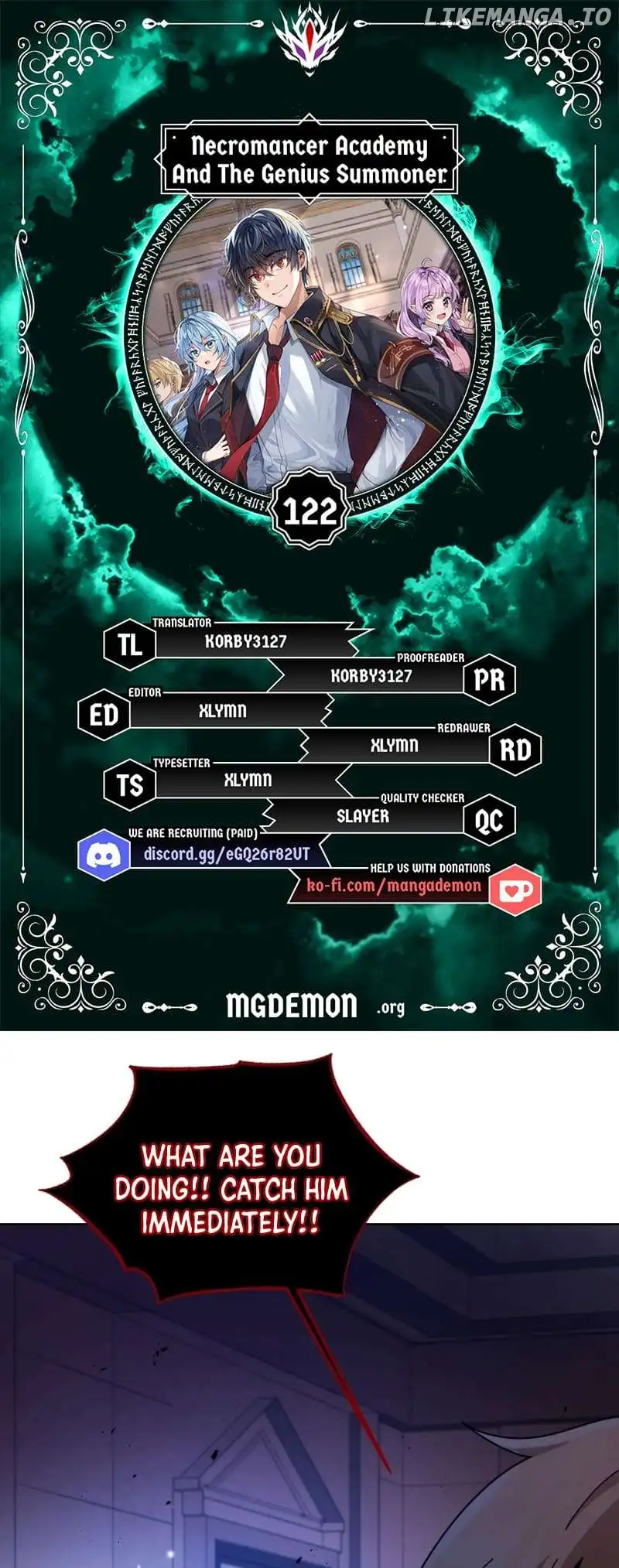 Necromancer Academy and the Genius Summoner Chapter 122 - Page 1