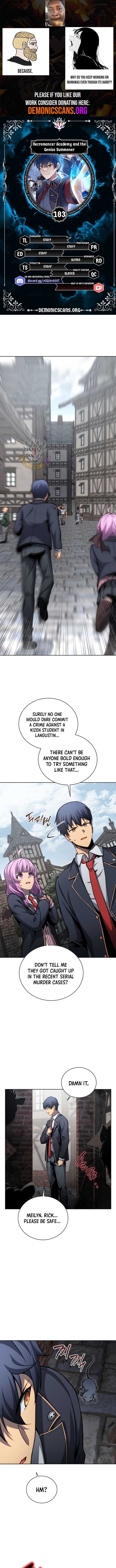 Necromancer Academy and the Genius Summoner Chapter 183 - Page 1