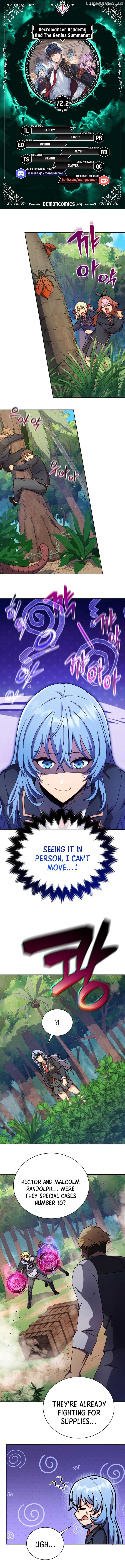 Necromancer Academy and the Genius Summoner Chapter 72.2 - Page 1