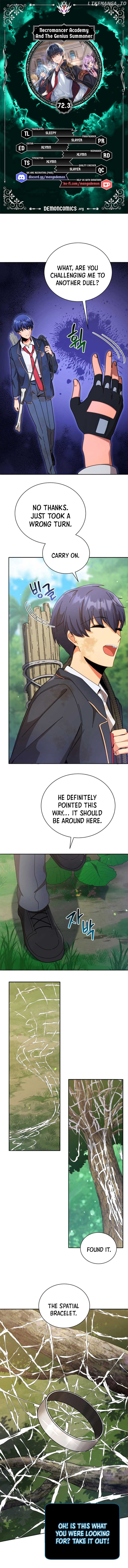 Necromancer Academy and the Genius Summoner Chapter 72.3 - Page 1