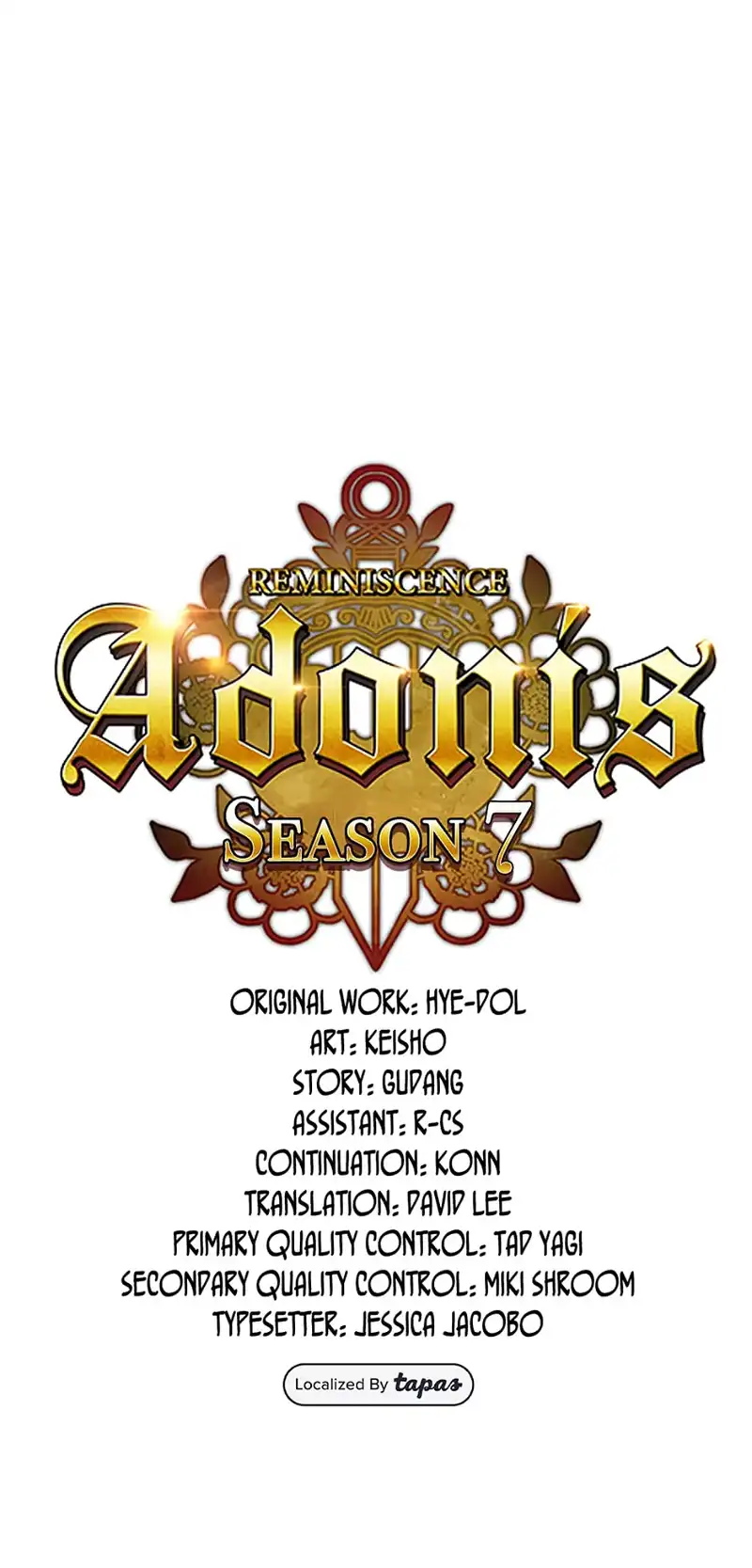 Reminiscence Adonis Chapter 252 - Page 1