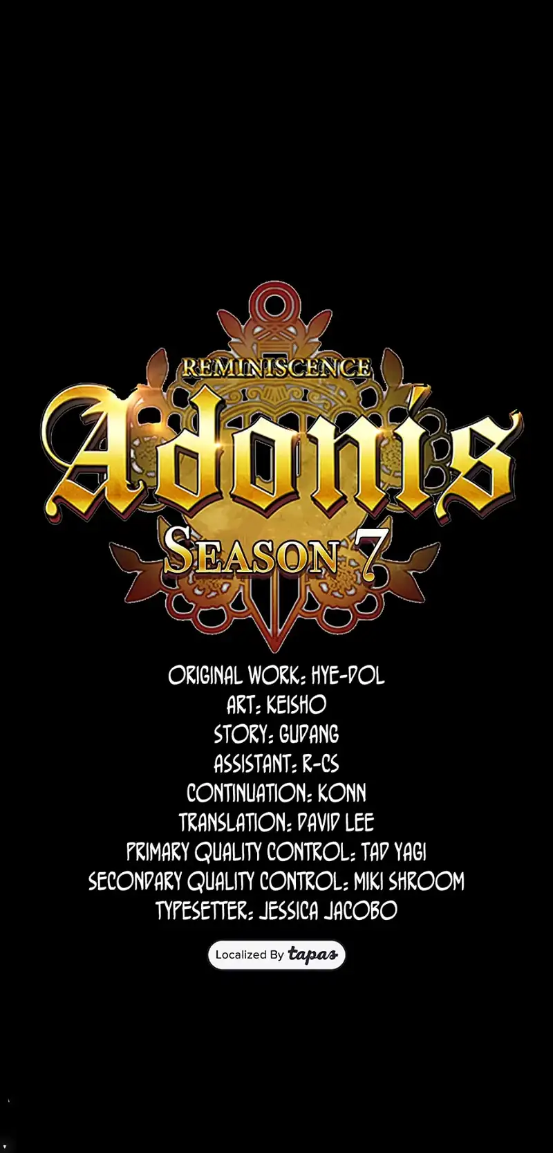 Reminiscence Adonis Chapter 254 - Page 1