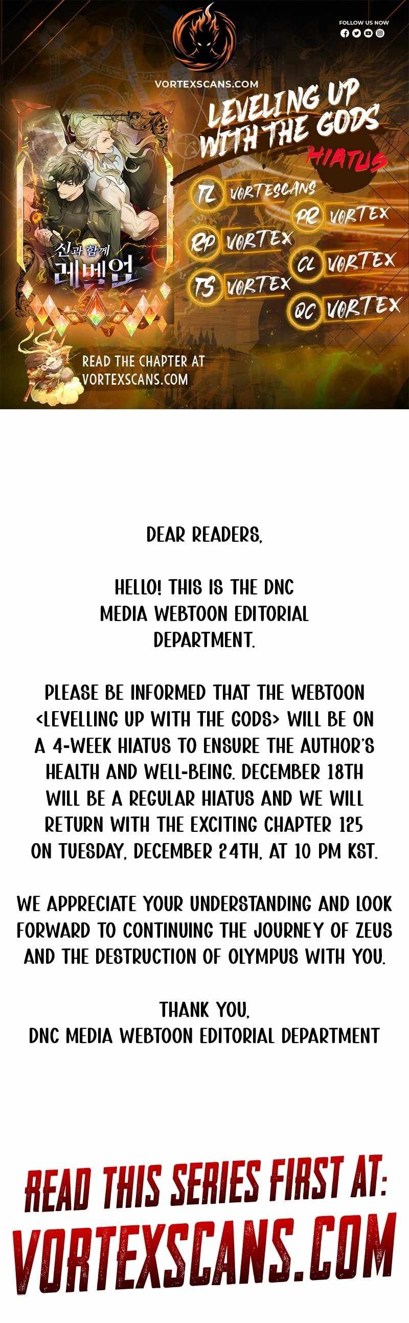 Leveling With The Gods Chapter 124.5 - Page 1