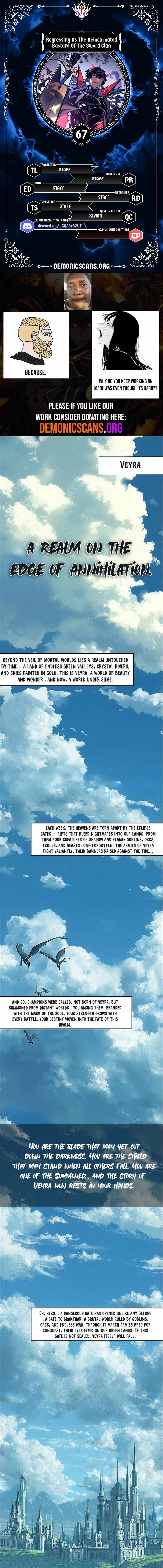 Regressed life of the Sword Clan’s Ignoble Reincarnator Chapter 67 - Page 1