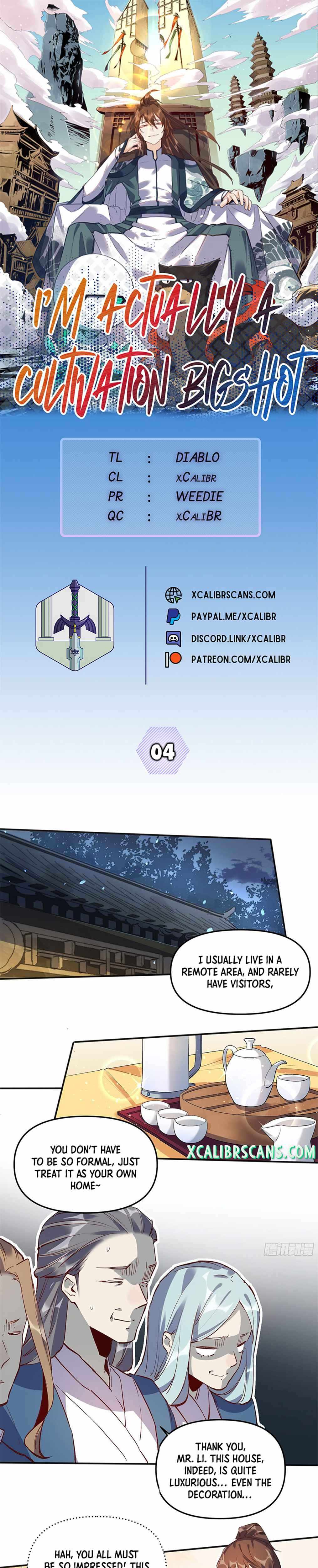 I’m Actually a Cultivation Bigshot Chapter 4 - Page 1